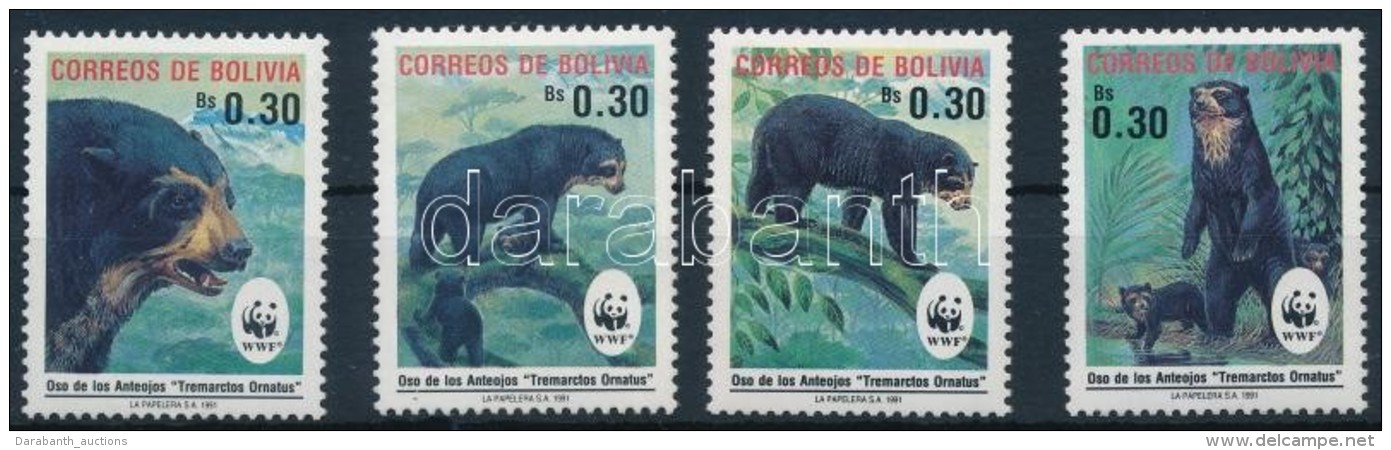 ** 1991 WWF: Medv&eacute;k Sor Mi 1137-1140 - Altri & Non Classificati