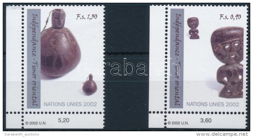 ** 2002 Kelet-Timor F&uuml;ggetlens&eacute;ge &iacute;vsarki Sor Mi 438-439 - Altri & Non Classificati