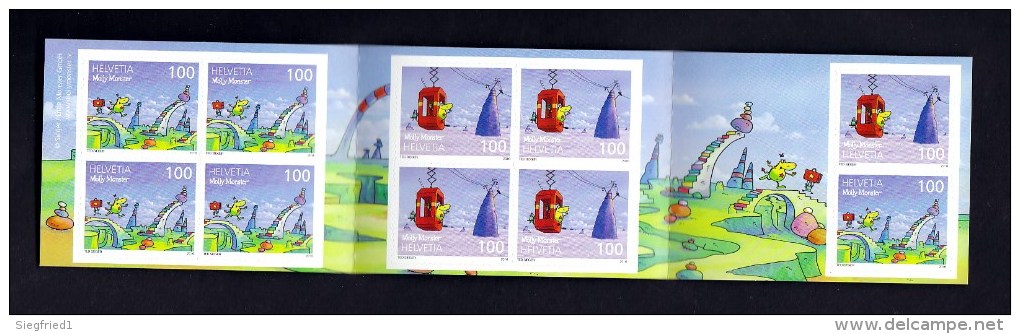 Schweiz **  2435-2436 Markenheft Molly Monster Skl Neuausgabe März 2016 - Unused Stamps