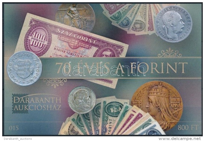 ** 2016 70 &eacute;ves A Forint Eml&eacute;k&iacute;v (ssz.:015) - Altri & Non Classificati