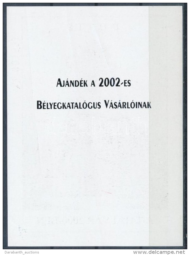 ** 2001/47 Tatai V&aacute;r Eml&eacute;k&iacute;v H&aacute;toldal&aacute;n 'AJ&Aacute;ND&Eacute;K A 2002-ES... - Altri & Non Classificati