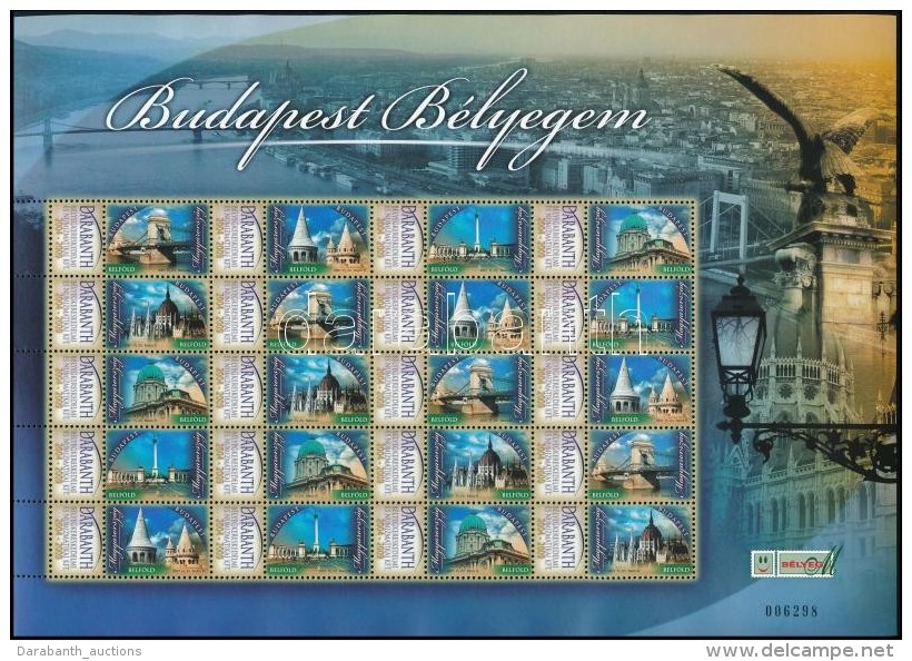 ** 2007 Budapest B&eacute;lyegem 2009-ben K&eacute;sz&uuml;lt Megszem&eacute;lyes&iacute;tett V&aacute;ltozat... - Altri & Non Classificati