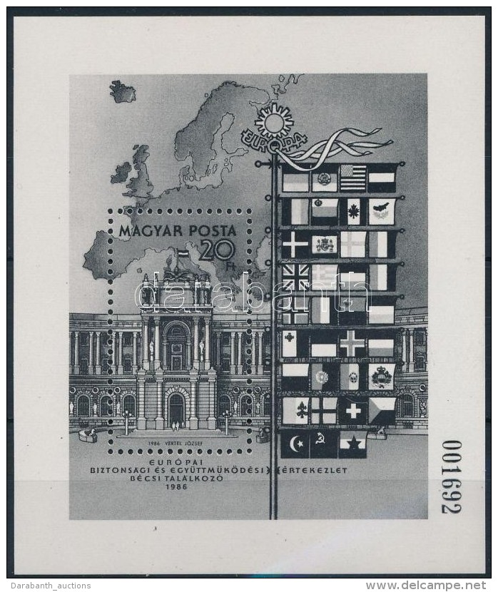 ** 1986 Eur&oacute;pai Biztons&aacute;gi &eacute;s Egy&uuml;ttmÅ±k&ouml;d&eacute;si &Eacute;rtekezlet (X.) -... - Altri & Non Classificati