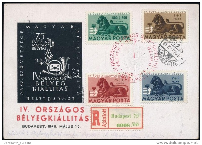 1946 B&eacute;lyegjubileum Sor Aj&aacute;nlott FDC-n - Altri & Non Classificati