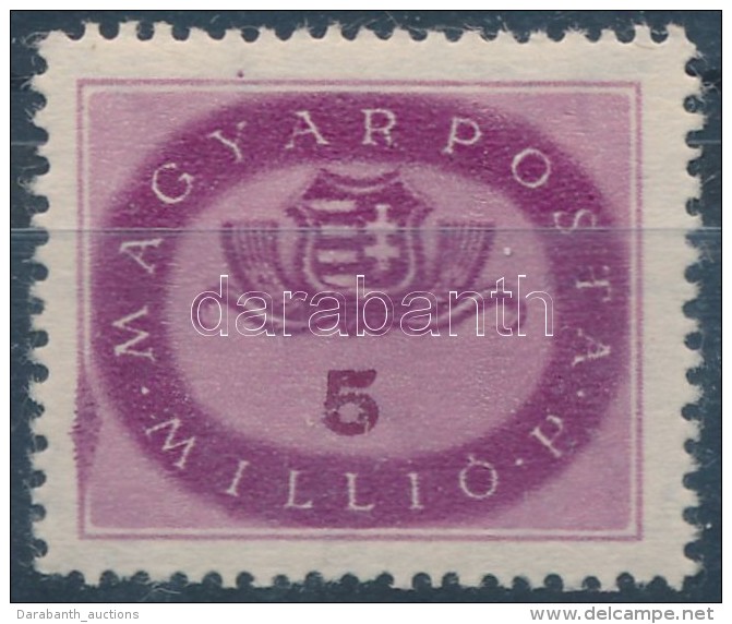 ** 1946 Milli&oacute;s 5mP Nagy Fest&eacute;kfolttal Bal Oldalon - Altri & Non Classificati