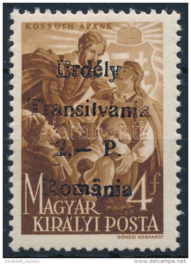 ** Sz&eacute;kelyudvarhely 1944 Kossuth 2P/4f Garancia N&eacute;lk&uuml;l (18.000) - Altri & Non Classificati