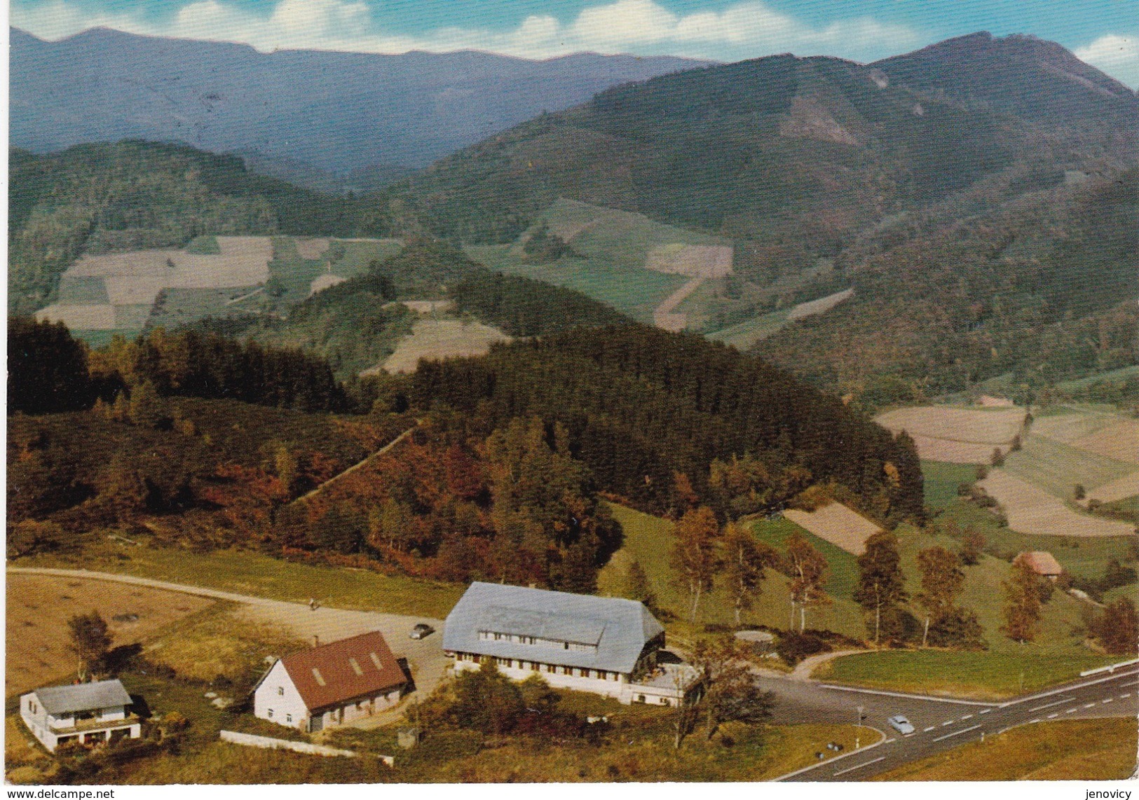 REF 167 OBERPRECHTAL  HOHENGASTHAUS  PENSION LANDWASSERECK VUE SUR LA PENSION LES MONTAGNES VOIR DETAIL - Elzach