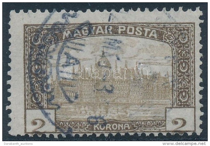 O 1919 Magyar Posta  2K, A 2-es Sz&aacute;m ErÅ‘sen Lecs&uacute;szott - Altri & Non Classificati