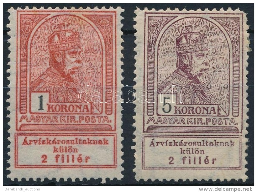 * 1913 &Aacute;rv&iacute;z 1K, 5K (11.000) (foghib&aacute;k) - Altri & Non Classificati