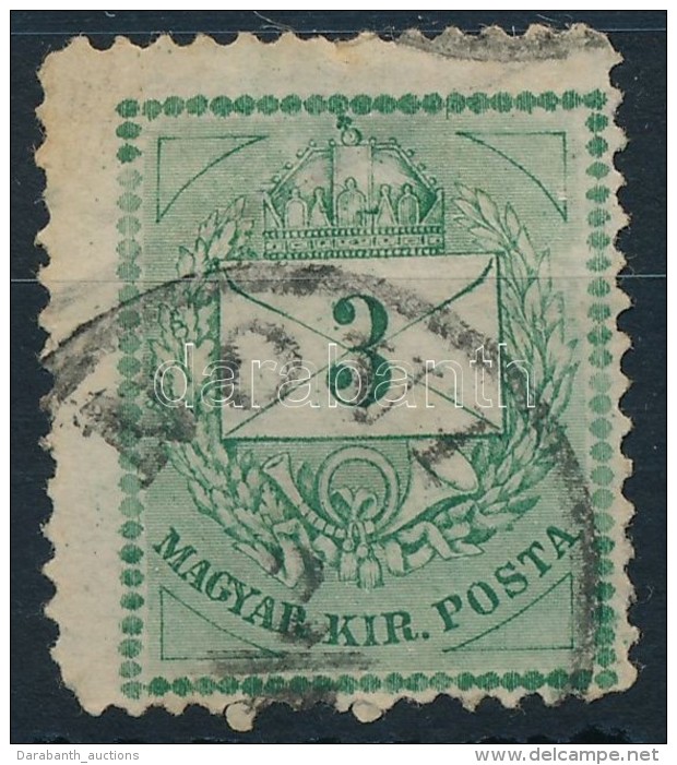 O 1874 3kr V&eacute;s&eacute;s Jav&iacute;t&aacute;ssal ( Sarokfog Hi&aacute;ny) - Altri & Non Classificati