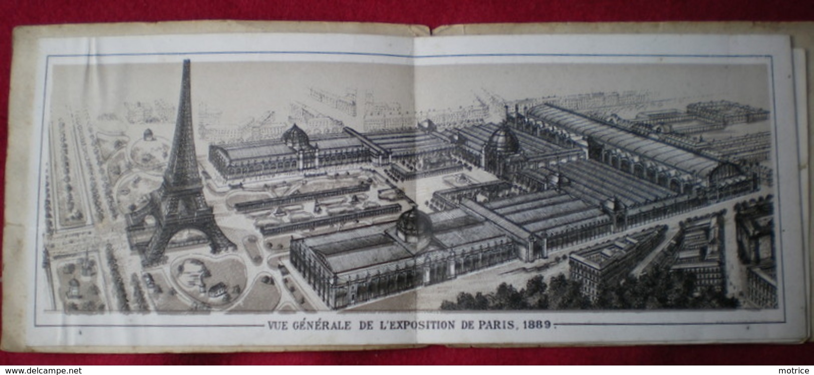 DÉPLIANT. EXPOSITION PARIS 1889 ,format Fermé 12x9cm - Dépliants Touristiques