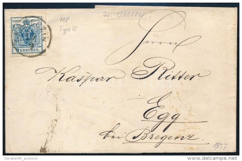 1857 9kr Lev&eacute;len 'DEBRECZIN' - Altri & Non Classificati