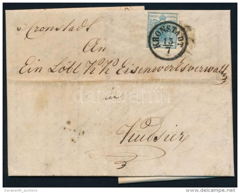 1852 9kr Lev&eacute;len 'KRONSTADT' - Kudzsir - Altri & Non Classificati