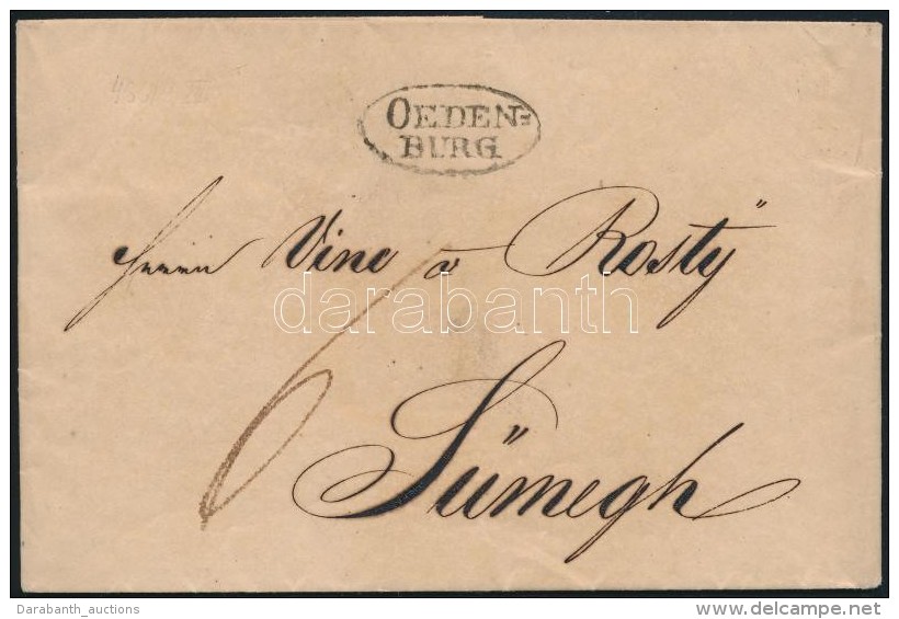 1835 Lev&eacute;l 6kr Port&oacute;val 'OEDEN=BURG' - S&uuml;megh - Altri & Non Classificati