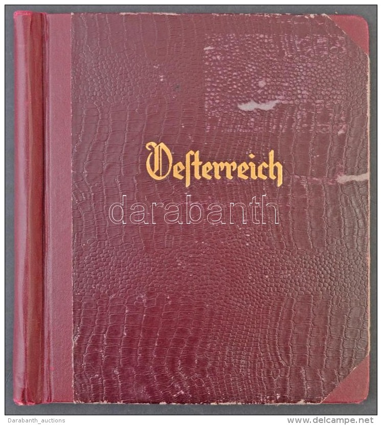 1850-1915 ElÅ‘nyomott Osztr&aacute;k Album Rug&oacute;s Bor&iacute;t&oacute;val (haszn&aacute;lt) - Altri & Non Classificati