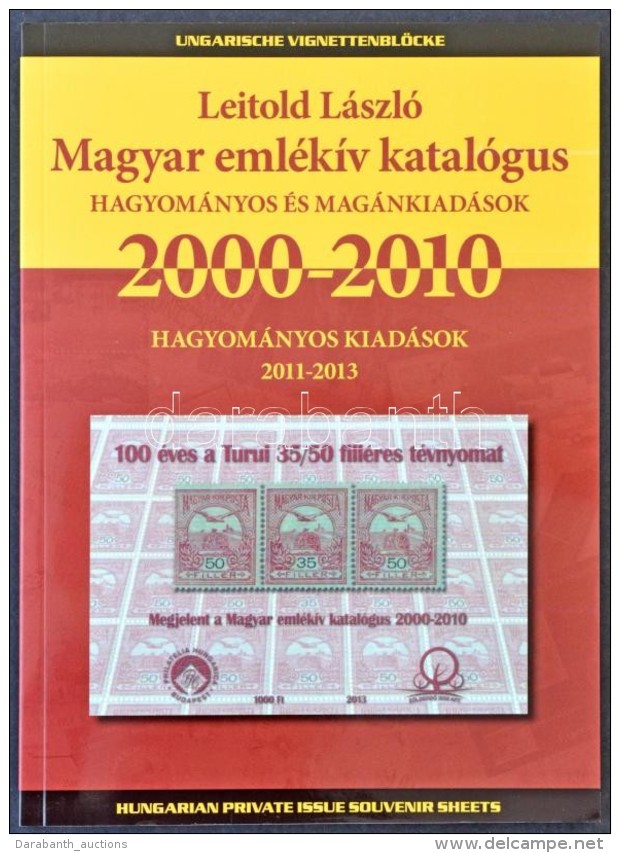 Leitold L&aacute;szl&oacute;: Magyar Eml&eacute;k&iacute;v Katal&oacute;gus 2000-2010 - Altri & Non Classificati