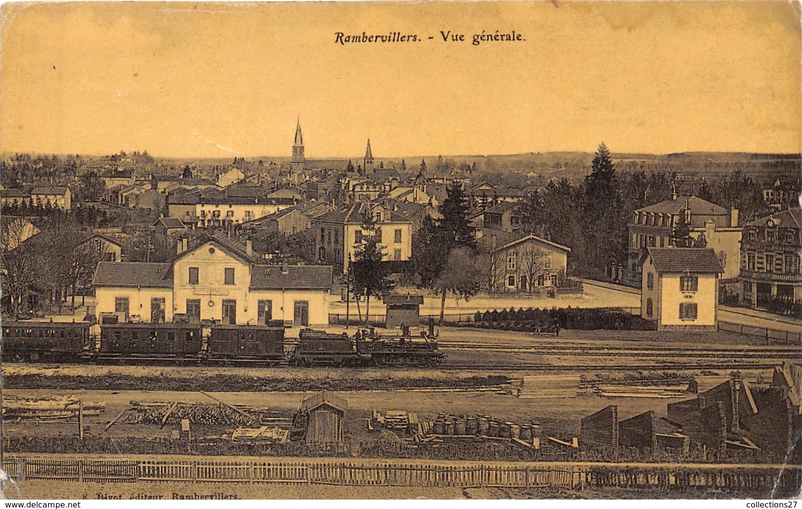 88-RAMBERVILLERS- VUE GENERALE - Rambervillers