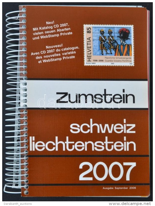 Zumstein Sv&aacute;jc - Liechtenstein 2007 Katal&oacute;gus - Altri & Non Classificati