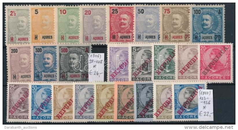 * O 1906-1912 Klasszikus &ouml;ssze&aacute;ll&iacute;t&aacute;s, 62 Db B&eacute;lyeg 3 Stecklapon (Mi EUR 125,-) - Altri & Non Classificati