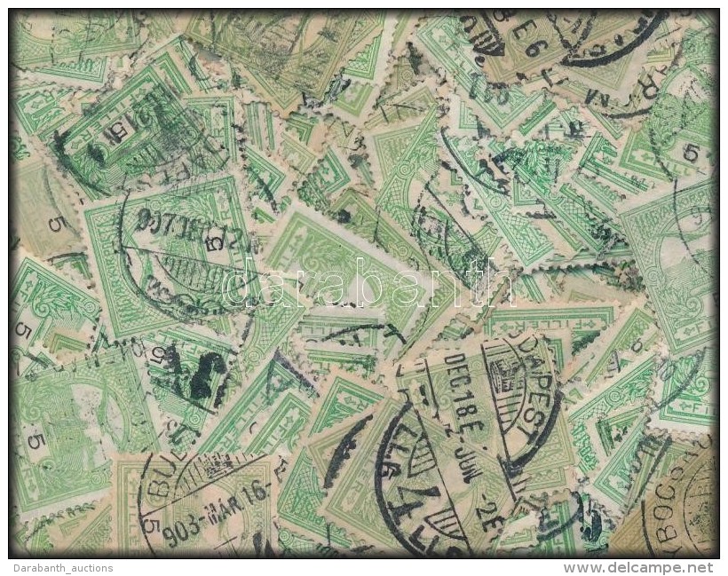 O 1900-1913 1.000 Db Turul 5f Tasakban &ouml;mlesztve, &aacute;tn&eacute;zetlen (lemeztipusok, Hib&aacute;k, Stb) - Altri & Non Classificati