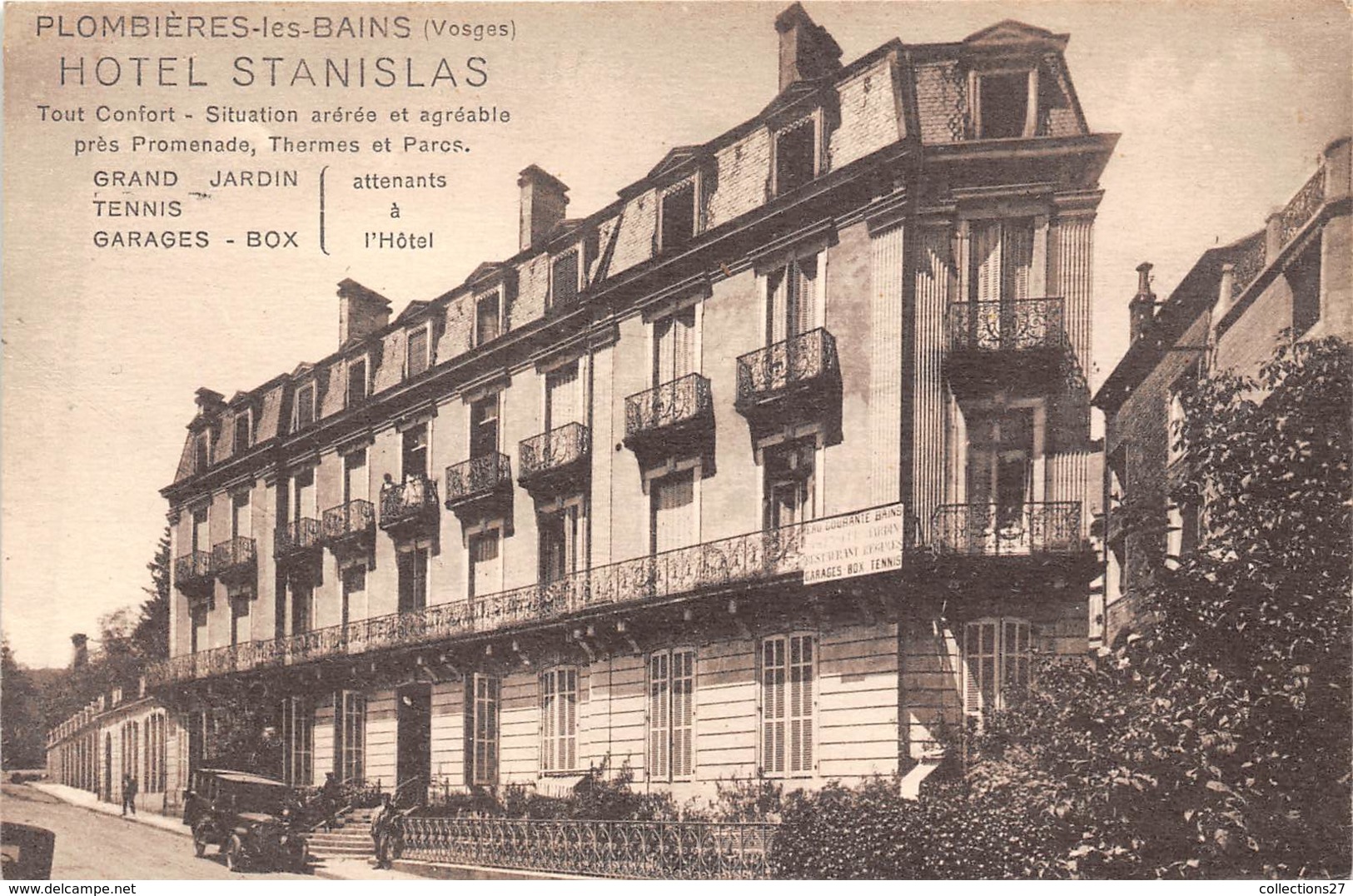 88-PLOMBIERES-LES-BAINS-HÔTEL STANISLAS - Plombieres Les Bains