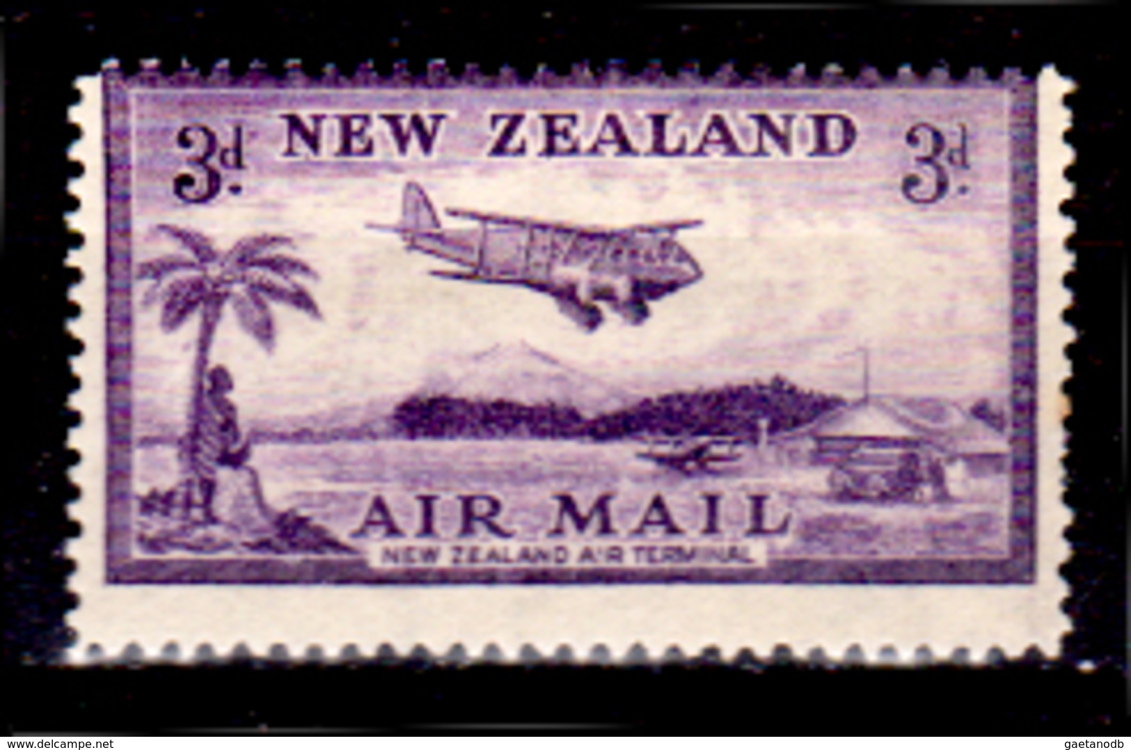 Nuova-Zelanda-0059 - Posta Aerea 1931 - Y&T N. 7 (+) LH - Senza Difetti Occulti. - Luftpost