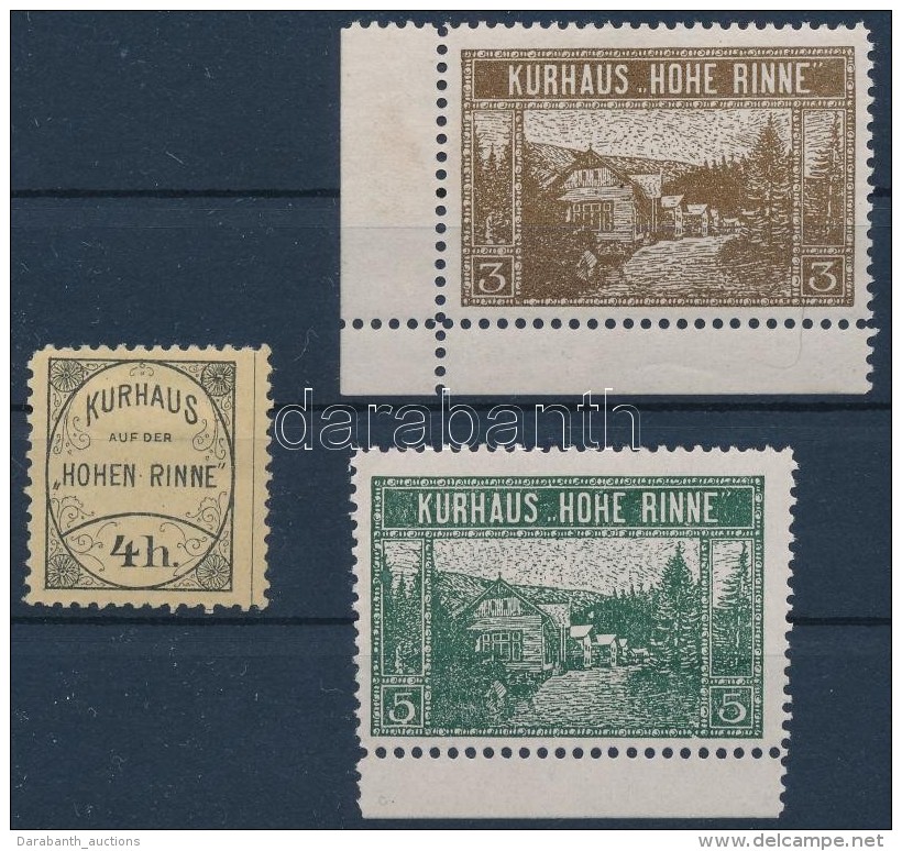 ** * Hohe Rinne 1900 4h Falcos + 1910 3h + 5h Postatiszta - Altri & Non Classificati