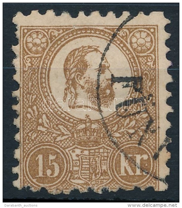 O 1871 KÅ‘nyomat 15kr (25.000) (r&ouml;vid Fog / Short Perforation) - Altri & Non Classificati