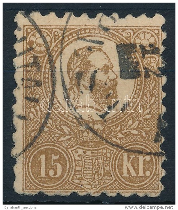 O 1871 KÅ‘nyomat 15kr (25.000) (tompa Fogak / Short Perforation) - Altri & Non Classificati
