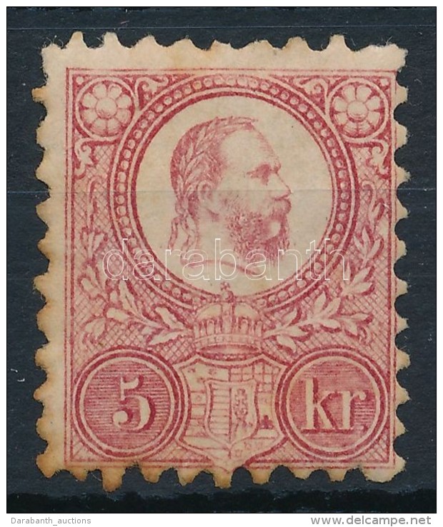 * 1871 R&eacute;znyomat 5kr (25.000) (rozsda / Stain) - Altri & Non Classificati