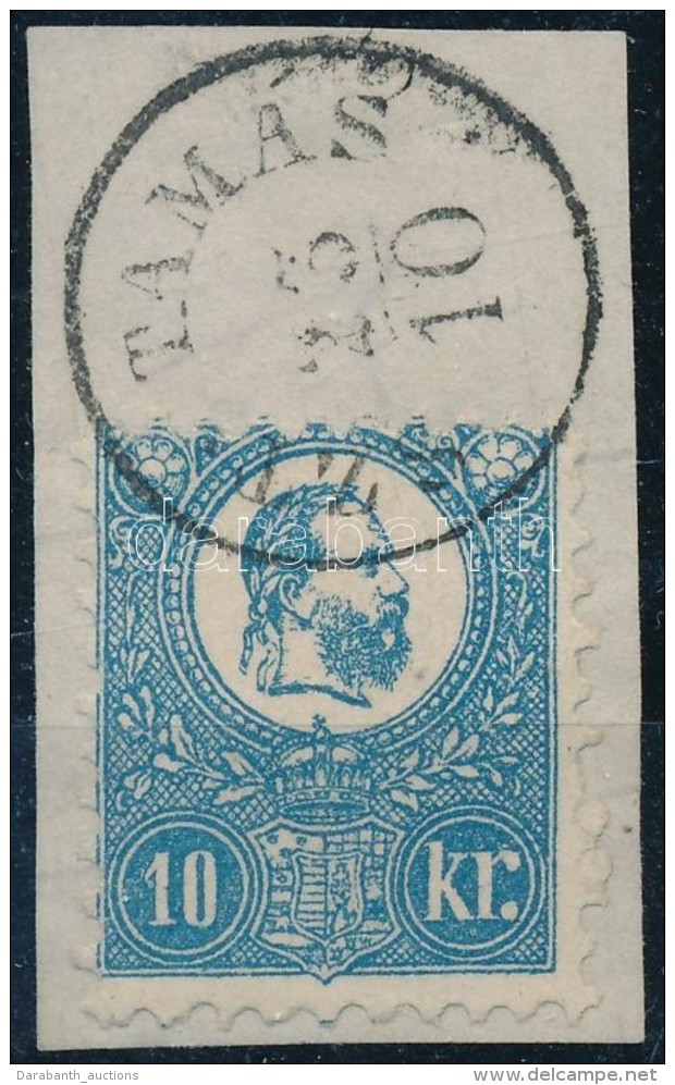 1871 KÅ‘nyomat 10kr 'SZT. TAM&Aacute;S' Sz&eacute;p - Altri & Non Classificati