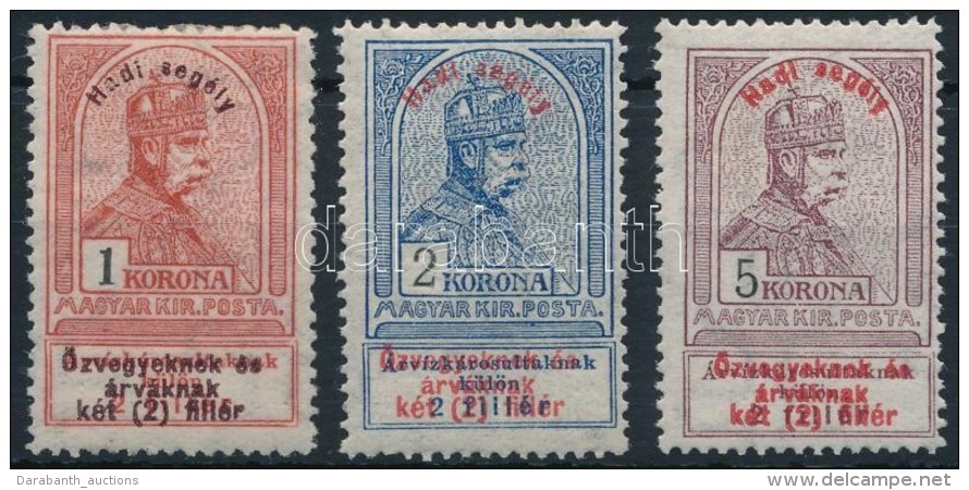 * 1913 &Aacute;rv&iacute;z 1K, 2K, 5K (28.000) - Altri & Non Classificati