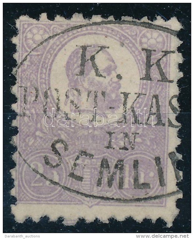 O 1871 KÅ‘nyomat 25kr 'K.K. / POST-KAS(SE) / IN / SEMLIN' Sz&eacute;p - Other & Unclassified