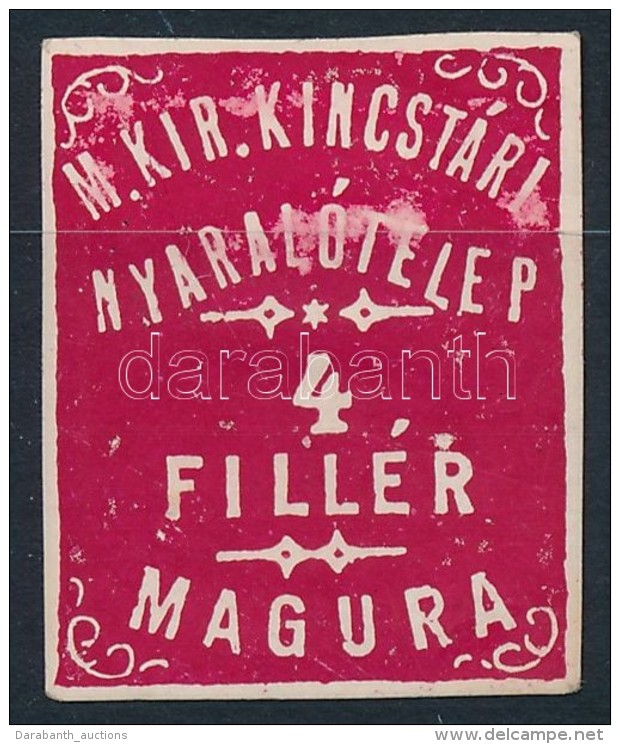 (*) Magura 1903 4f Fogazatlan, Dombornyom&aacute;s N&eacute;lk&uuml;li Essay ? Vastag Pap&iacute;ron - Altri & Non Classificati