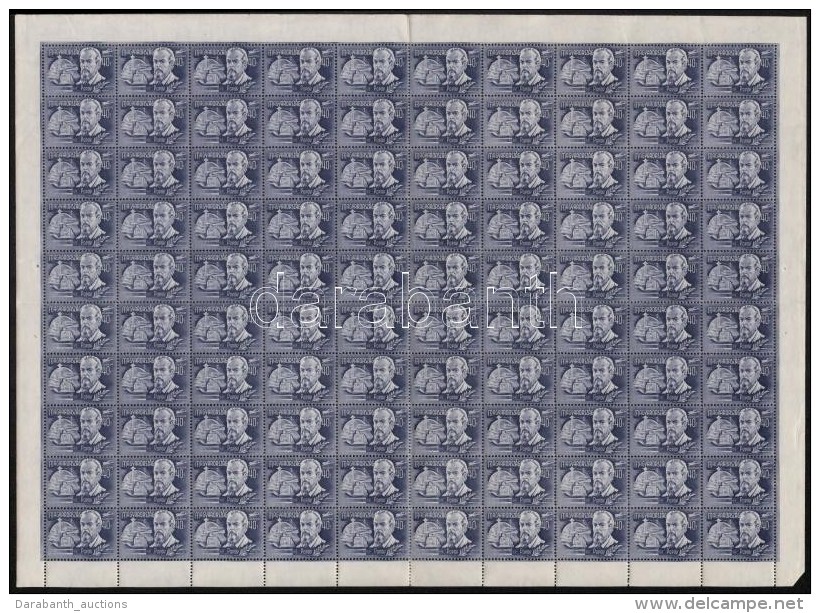 ** 1948 Feltal&aacute;l&oacute;k - FelfedezÅ‘k 100 Sor Hajtott &iacute;vekben (120.000) / Mi 1011-1020 100 Sets In... - Altri & Non Classificati