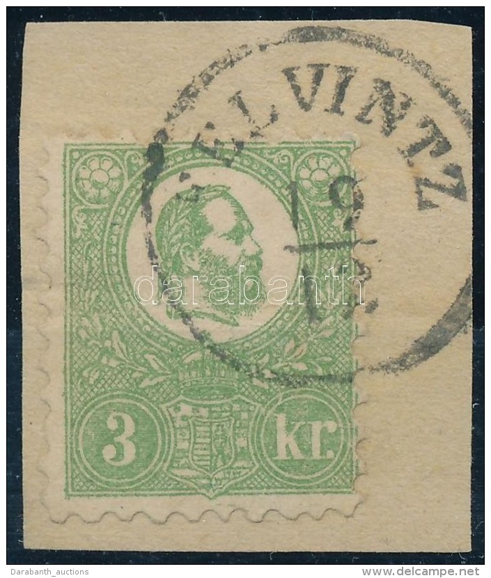 1871 KÅ‘nyomat 3kr 'FELVINTZ' Luxus - Altri & Non Classificati