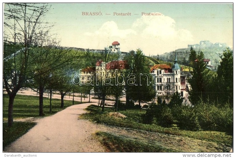 T2/T3 Brass&oacute;, Kronstadt, Brasov; Postwiese / Postar&eacute;t, Brass&oacute;i Lapok Kiad&aacute;sa / Meadow,... - Non Classificati