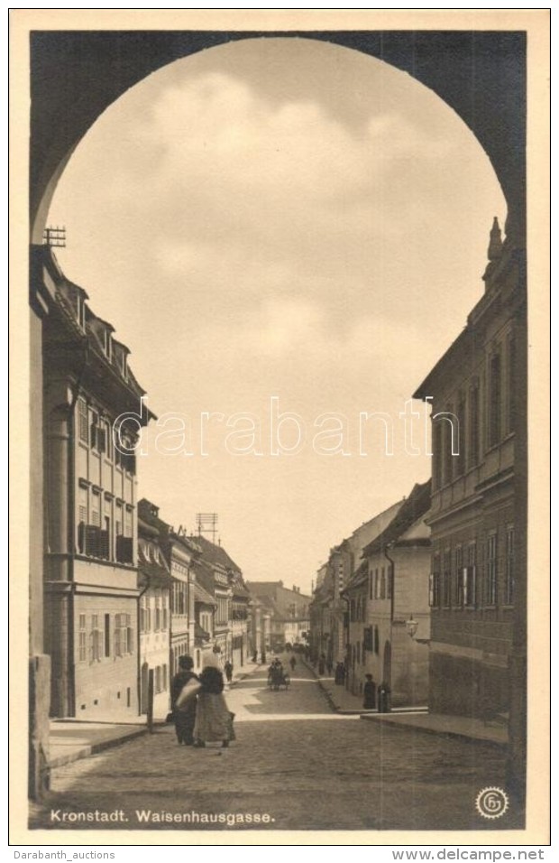 ** T1/T2 Brass&oacute;, Kronstadt, Brasov; Waisenhausgasse, Fotoatelier Gust / Utcak&eacute;p / Street View - Non Classificati