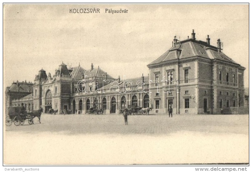 ** T1 Kolozsv&aacute;r, Cluj; Vas&uacute;t&aacute;llom&aacute;s, P&aacute;lyaudvar / Railway Station - Non Classificati