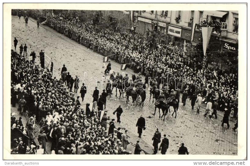 T2/T3 1938 Kassa, Kosice; Bevonul&aacute;s, Horthy Mikl&oacute;s Lovon / Entry Of The Hungarian Troops (EK) - Non Classificati