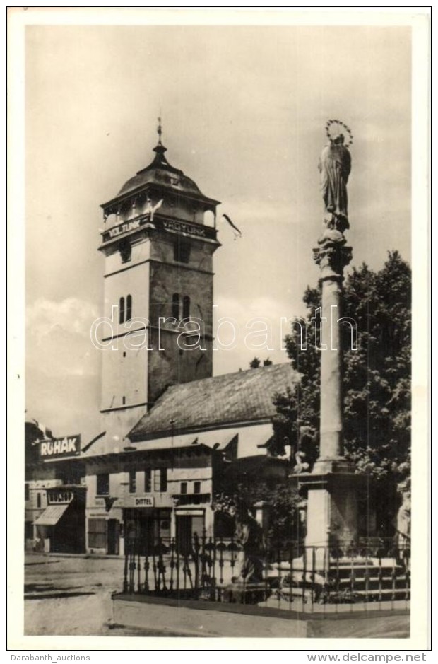 * T2 Rozsny&oacute;, Roznava; Årtorony A Szenth&aacute;roms&aacute;g Szoborral, Dittel &uuml;zlete / Watch Tower... - Non Classificati