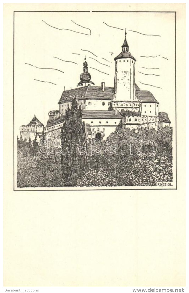 ** T4 Frakn&oacute;, Forchtenstein; V&aacute;r / Heimatbilder Serie Burgenland / Castle S: F. Koziol ... - Non Classificati