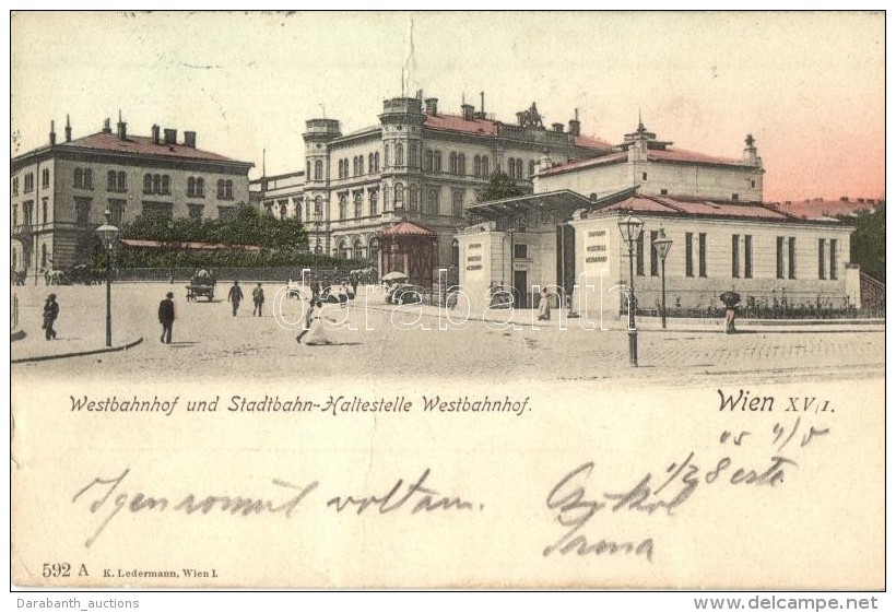 T3/T4 Vienna, Wien XV. Westbahnhof, Stadtbahn-Haltestelle. K. Ledermann / Railway Station (fa) - Non Classificati