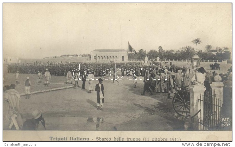 ** T1 1911 Tripoli Italiana, Sbarco Delle Truppe / Arrival Of The Colonial Troops - Non Classificati