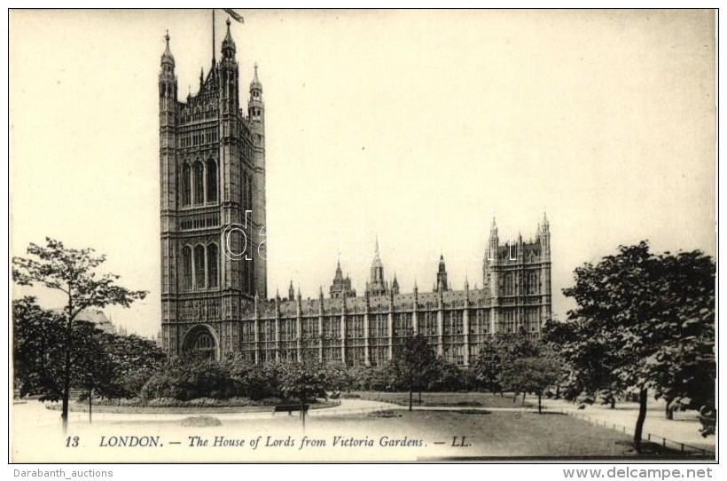 ** T2 London, The House Of Lords From Victoria Gardens - Non Classificati