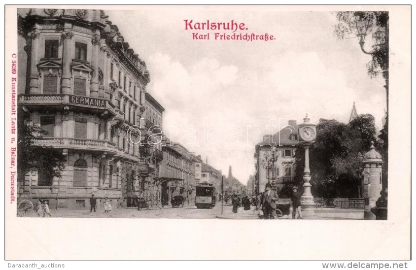 ** T1/T2 Karlsruhe, Karl Friedrichstrasse, Hotel Germania - Non Classificati