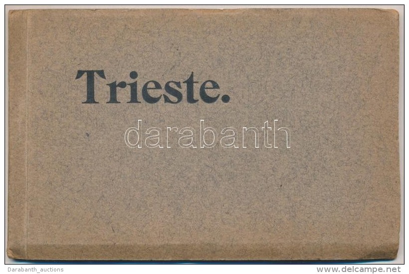 ** Trieste - Leporello Postcard Booklet With 9 Unused Cards, Canal, Port, Harbor, Steamships, Photobrom. Wien - Non Classés