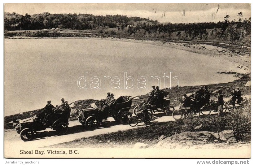 ** T1/T2 Shoal Bay, Victoria, BC - Automobile Ride, Valentine &amp; Sons Publishing Co. - Non Classificati