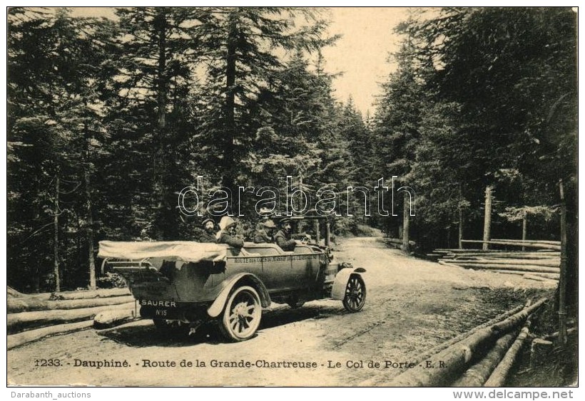 ** T1/T2 Dauphin&eacute;. Route De La Grande-Chartreuse. Le Col De Porte / A Saurer Car-Alpin - Non Classificati