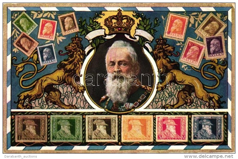 * T2 Briefmarken Bayerns, Verlag Ottmar Zieher No. 150 / Ludwig III Of Bavaria, Set Of Bavarian Stamps - Non Classificati